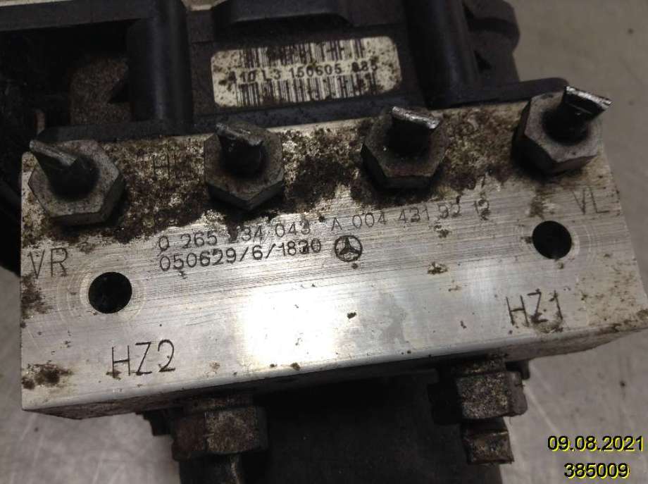 ABS sentral til Mercedes B-Klasse 2005-2008 (Fase 1) (W245) (W245) (MERCEDES|A 004 431 92 12|0 265 234 043|0 265 950 322)