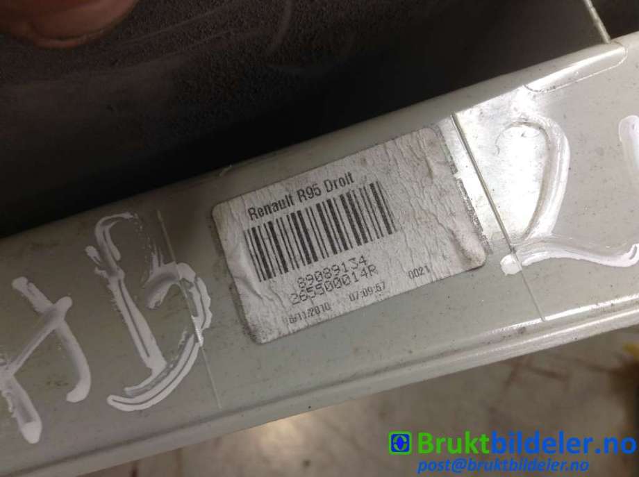 Baklykt høyre til Renault Scenic 2009-2016 (Type III)  (RENAULT|265500014R|89089134|)