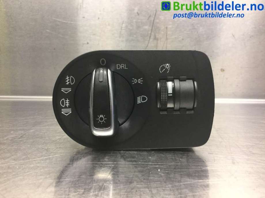 Bryter lys til Audi A3, 2009-2012 (Type II, Fase 2)  (AUDI|8P1 941 531 BQ)