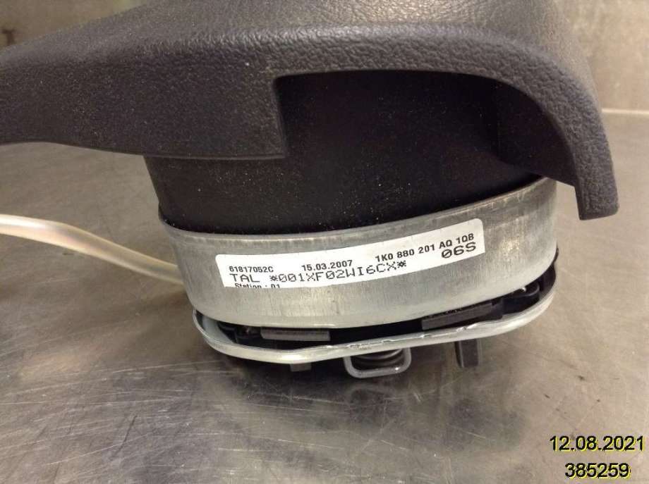 Airbag rattpute til VW Touran 2007-2010 (Type I, Fase 2)  (VOLKSWAGEN|0K0 880 201 AQ|001XF02WI6CX|)