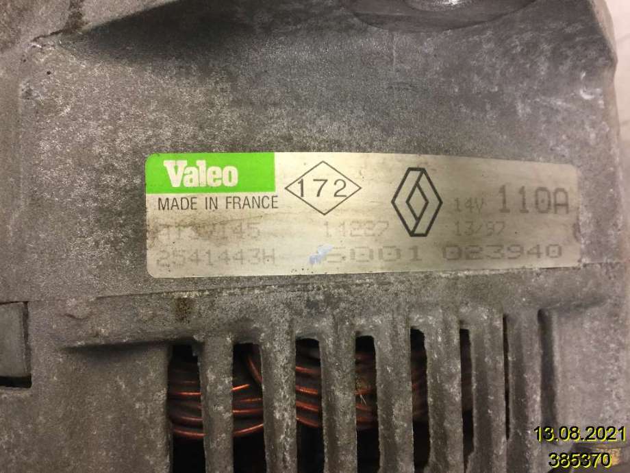Dynamo til Renault Laguna 1994-1998 (Type I, Fase 1)  (RENAULT|6001 023940|2541443H|)