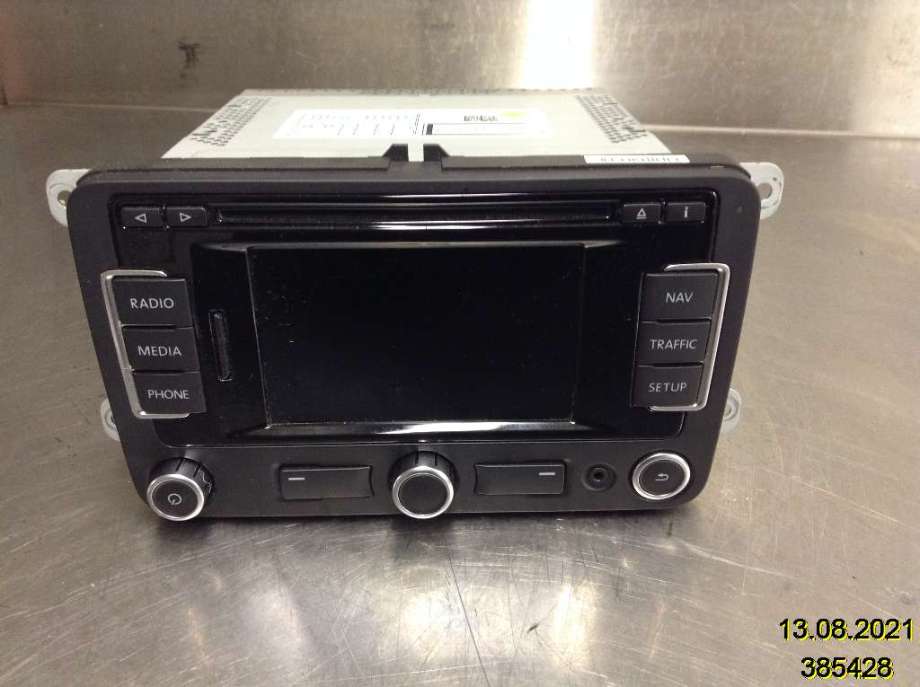 Bilstereo til VW Golf, Plus/Cross, 2009-2013 (Fase 2)  (VOLKSWAGEN|3C0 035 270 B)