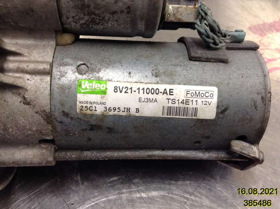 Starter diesel til Ford Fiesta 2008-2012 (Type VI, Fase 1)  (FORD|8V21-11000-AE|TS14E11|)