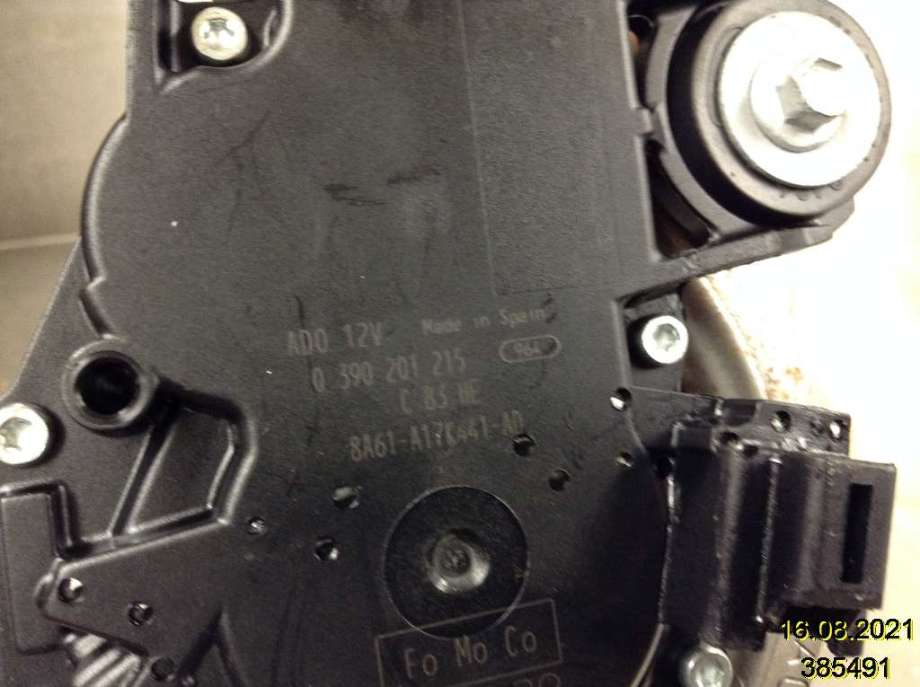 Viskermotor bakrute til Ford Fiesta 2008-2012 (Type VI, Fase 1)  (FORD|8A61-A17K441-AD|0 390 201 215|)
