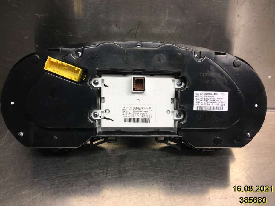 Instrumentpanel til Peugeot 3008 2009-2016 (Type I)  (PEUGEOT|9810477380|)