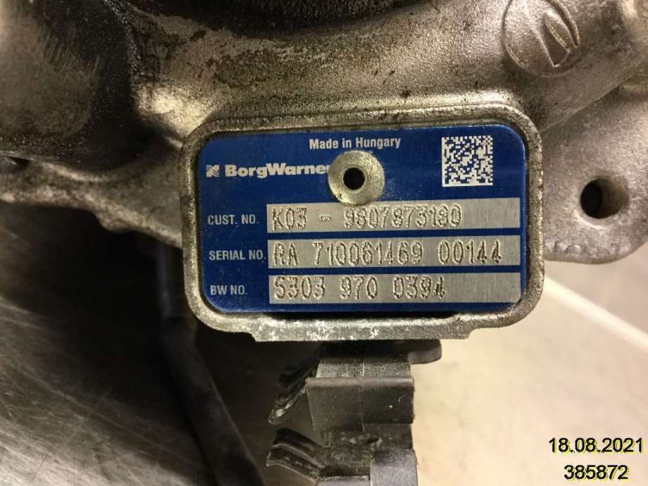 Turbo til Ford Mondeo 2014-2019 (Type V, Fase 1)  (FORD||1871356|5303 970 0394)