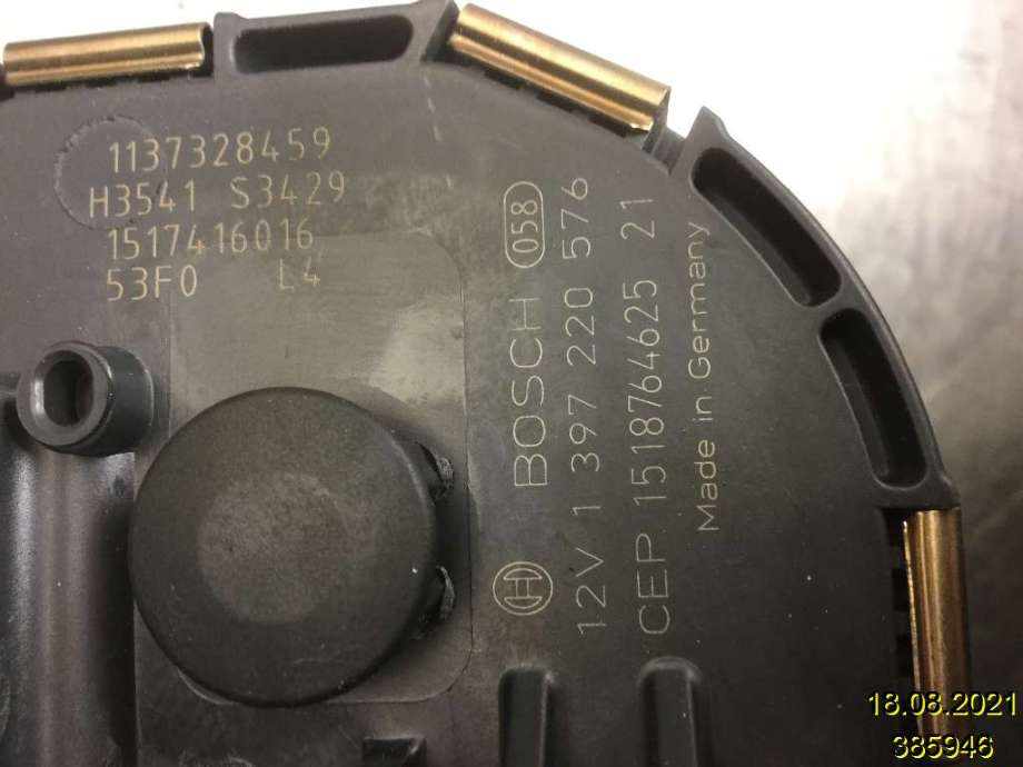 Viskermotor frontrute til Peugeot 3008 2009-2016 (Type I)  (PEUGEOT||1 397 220 576)