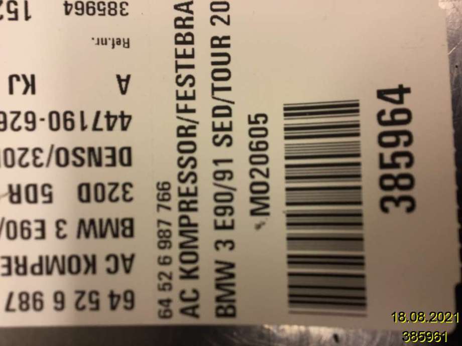 Viskeroverføring til BMW 3-Serie 2005-2011 (E90/E91/E92/E93) (E90/E91/E92/E93) (BMW|7161711-04|)