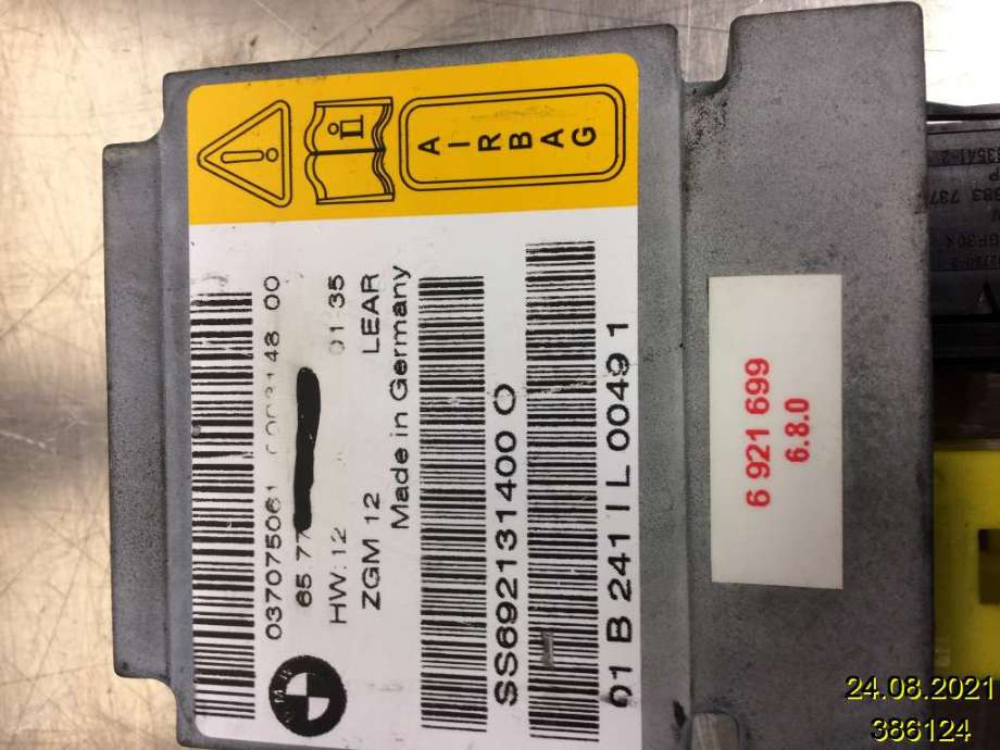 Airbag elektronikk til BMW 7-Serie 2000-2008 (E65/E66/E67/E88) (E65/E66/E67/E88) (BMW|65.77-6920483|SS692131400|)