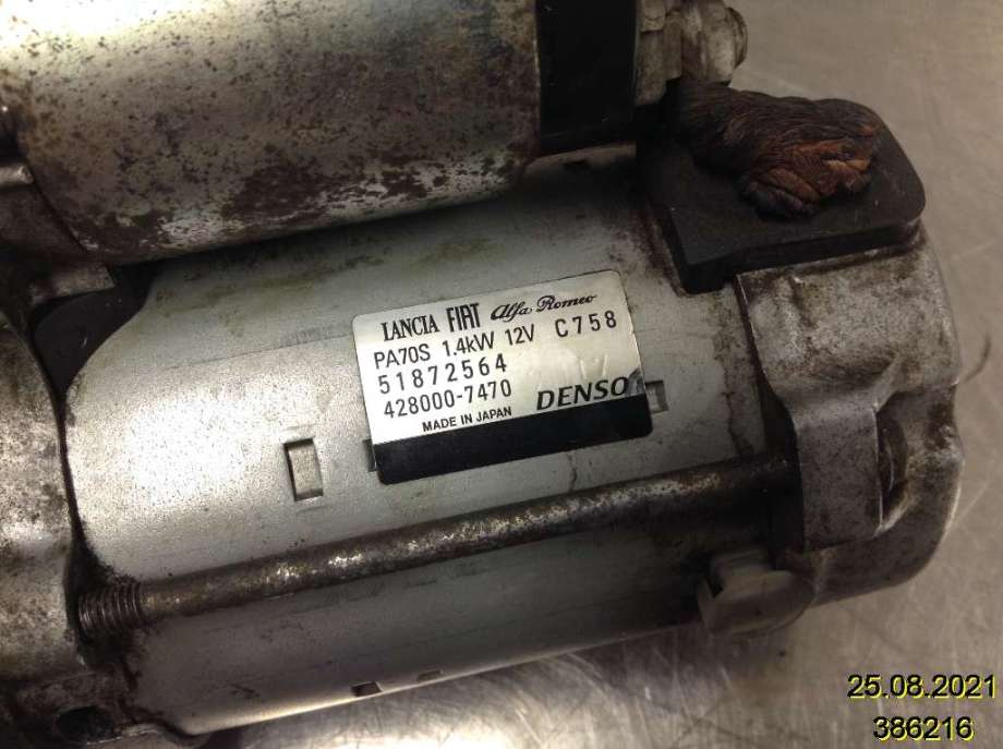 Starter til Fiat 500 2008-2020  (FIAT|51872564|428000-7470|)