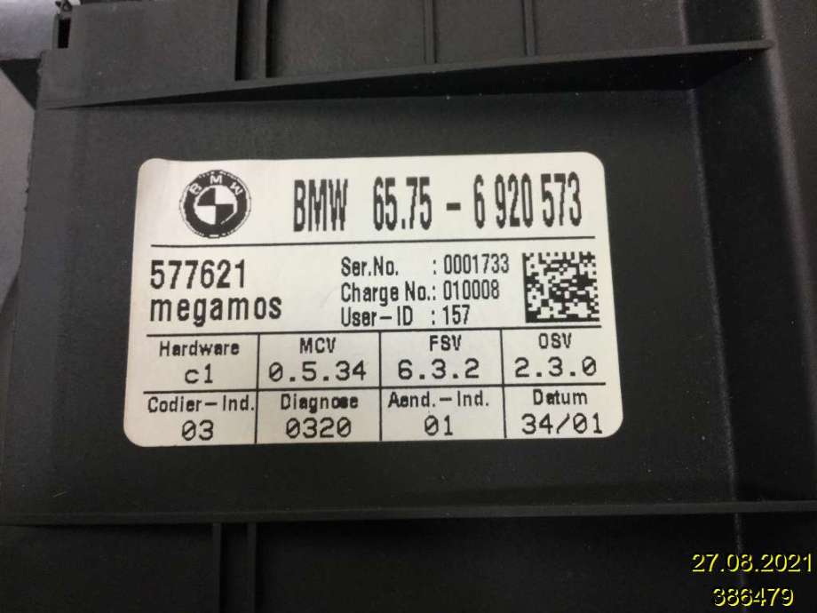 Sensor diverse til BMW 7-Serie 2000-2008 (E65/E66/E67/E88) (E65/E66/E67/E88) (BMW|65.75-6920573||577621)