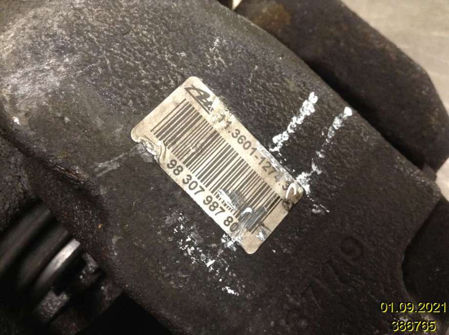 Bremsecaliper høyre foran til Peugeot Partner 2019-->> (Type III)  (PEUGEOT|9830798780|11.3601-1274.3|)