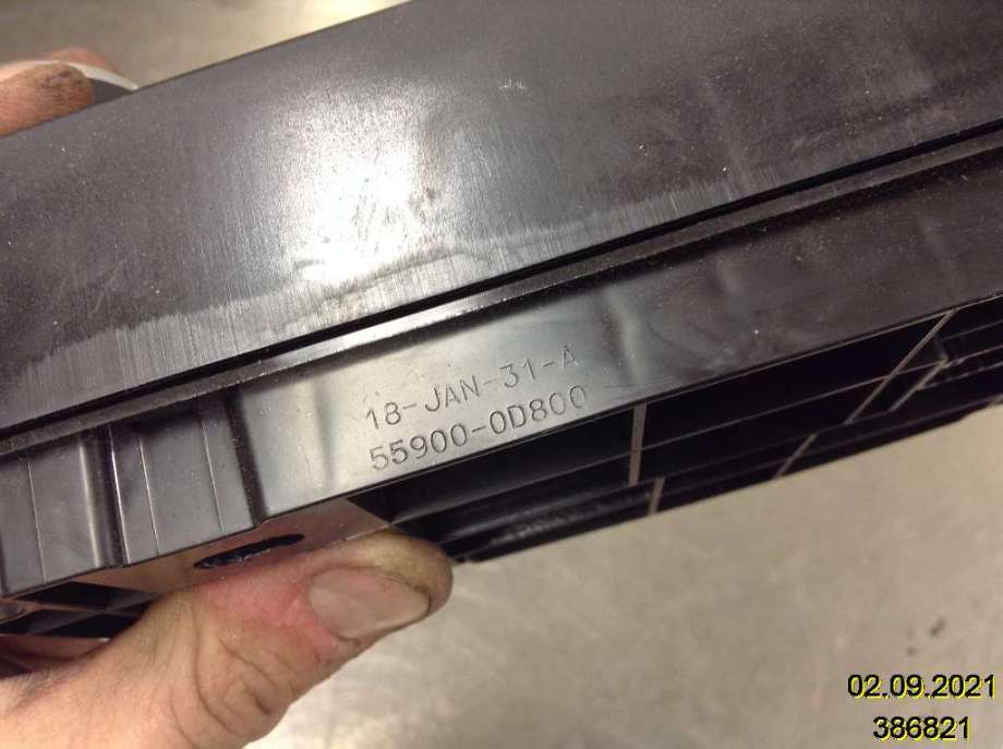 Varmeapparat betjening til Toyota Yaris 2014-2020 (Type III, Fase 2) (TOYOTA|55900-0D800|)