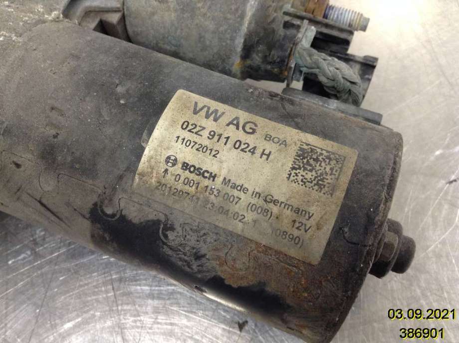 Starter diesel til VW Transporter / Caravelle 2009-2015 (Fase 2) (T5) (T5) (VOLKSWAGEN|02Z 911 024 H|0 001 153 007|)