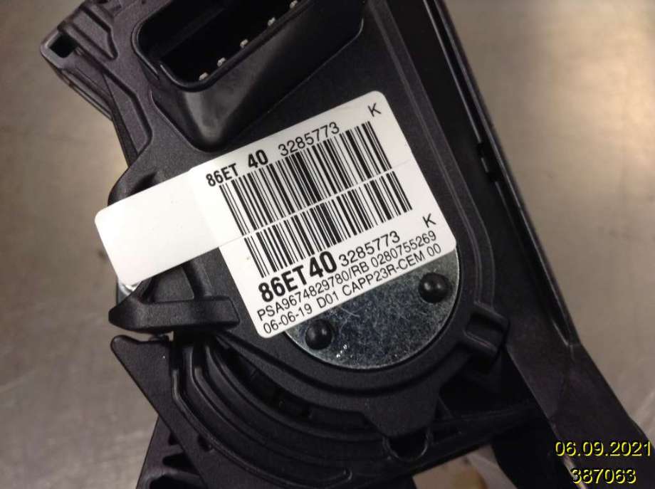 Pedal gass til Peugeot Partner 2019-->> (Type III)  (PEUGEOT|9674829780|0 280 755 269|)