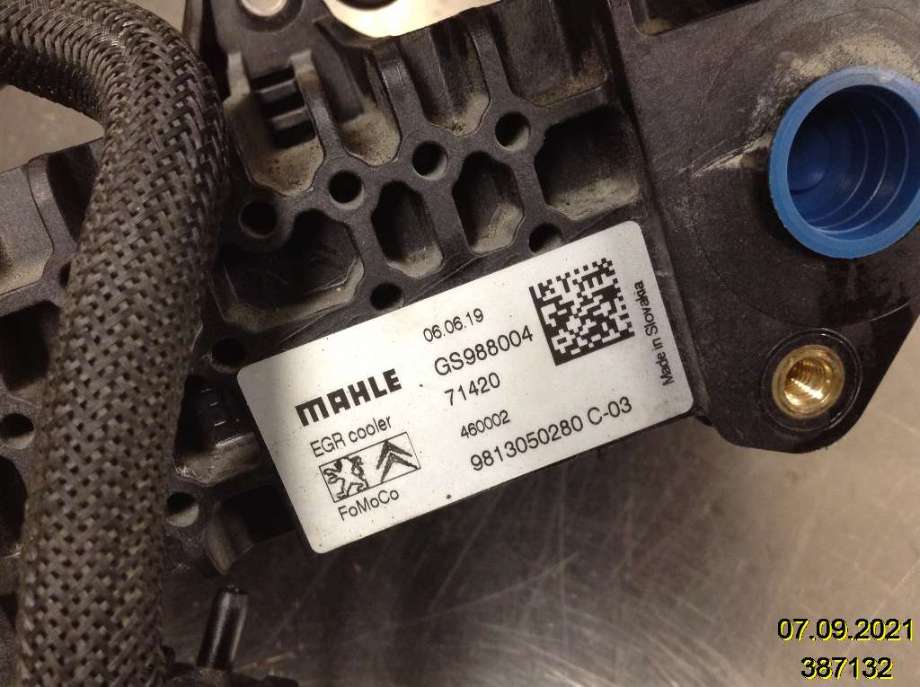EGR-ventil til Peugeot Partner 2019-->> (Type III) (PEUGEOT|9813050280|GS988004|)