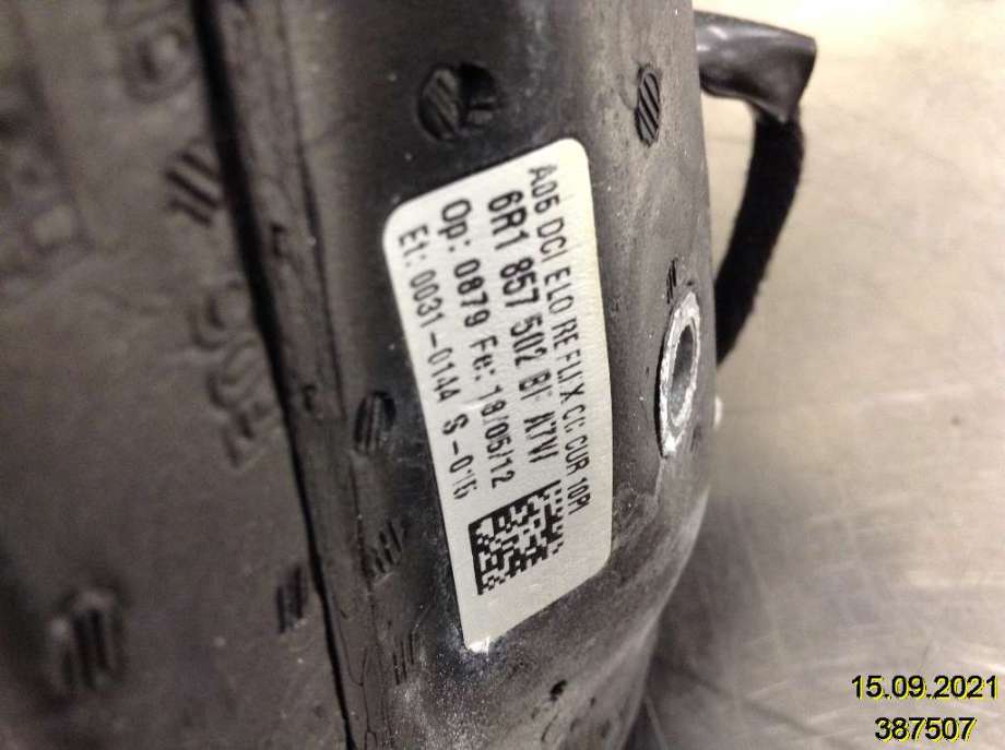Speil høyre til VW Polo 2009-2014 (Type V, Fase 1) (VOLKSWAGEN|6R1 857 502 BF|)
