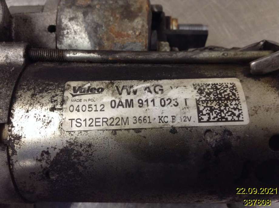 Starter til VW Polo 2009-2014 (Type V, Fase 1)  (VOLKSWAGEN|0AM 911 023 T|)