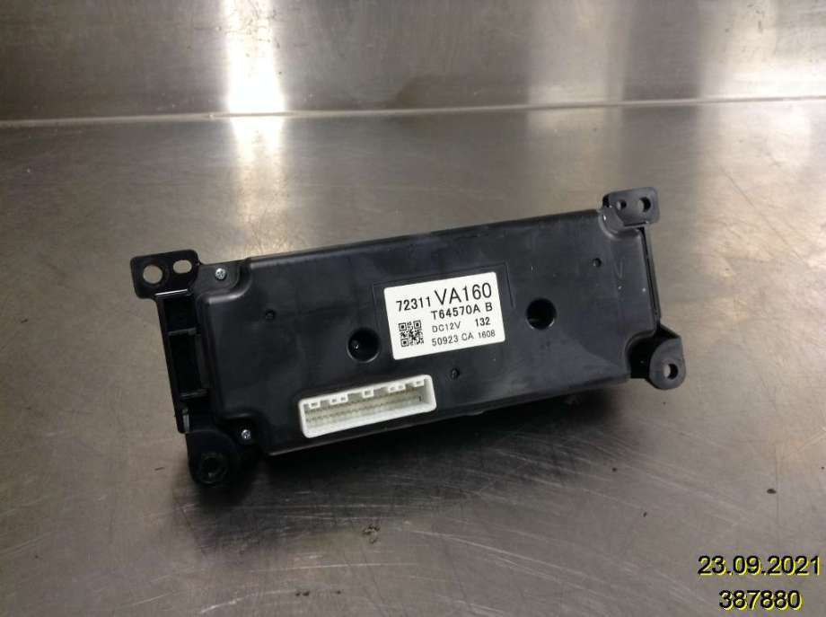 Varmeapparat betjening til Subaru Levorg 2015-2019  (SUBARU|72311VA160|)