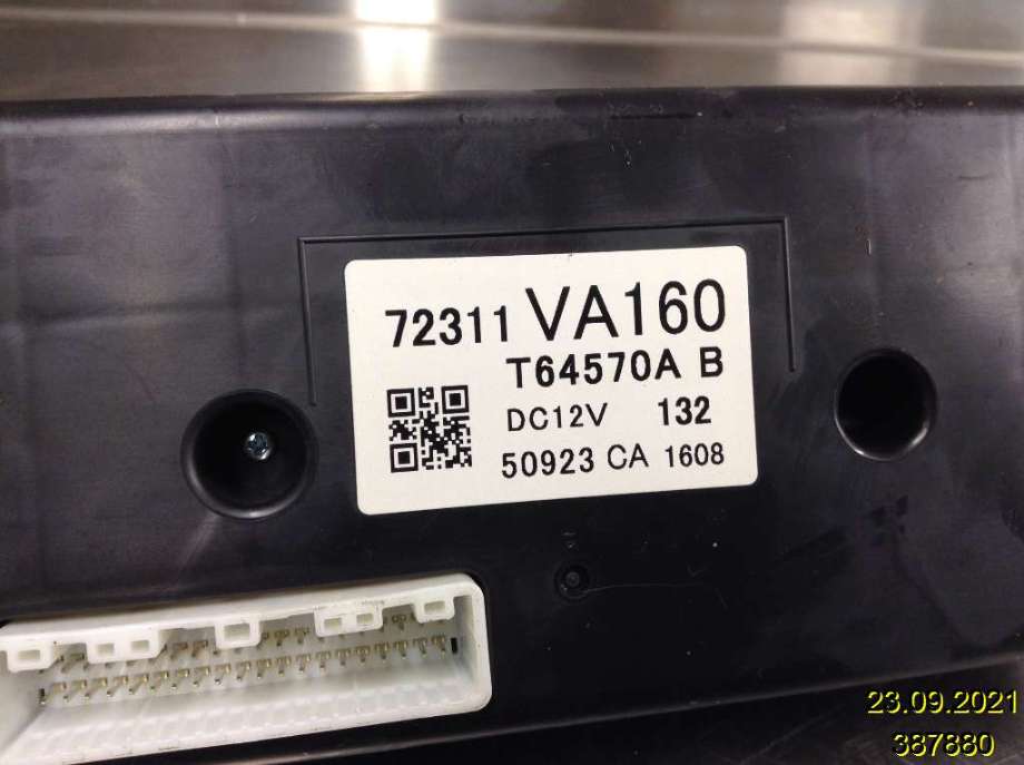 Varmeapparat betjening til Subaru Levorg 2015-2019  (SUBARU|72311VA160|)