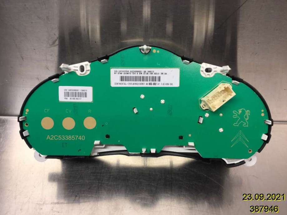 Speedometer til Citroën C3 2010-2016 (Type II)  (CITROEN|6103 GH|A2C53366301|96665882 XT)