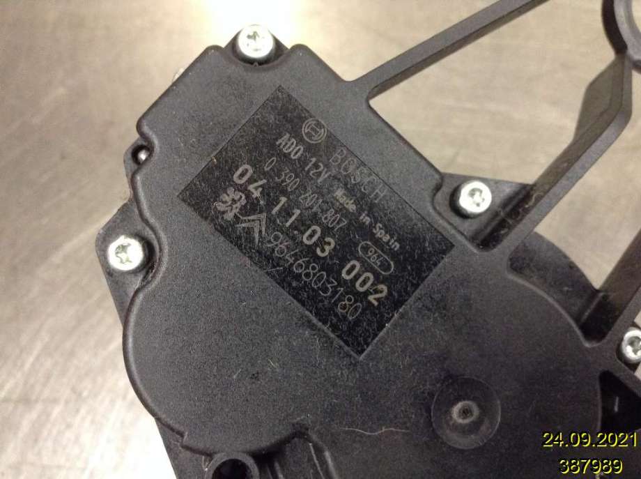 Viskermotor bakrute til Citroën C4 2004-2011 (Type I)  (CITROEN|9646803180|0390201807|)
