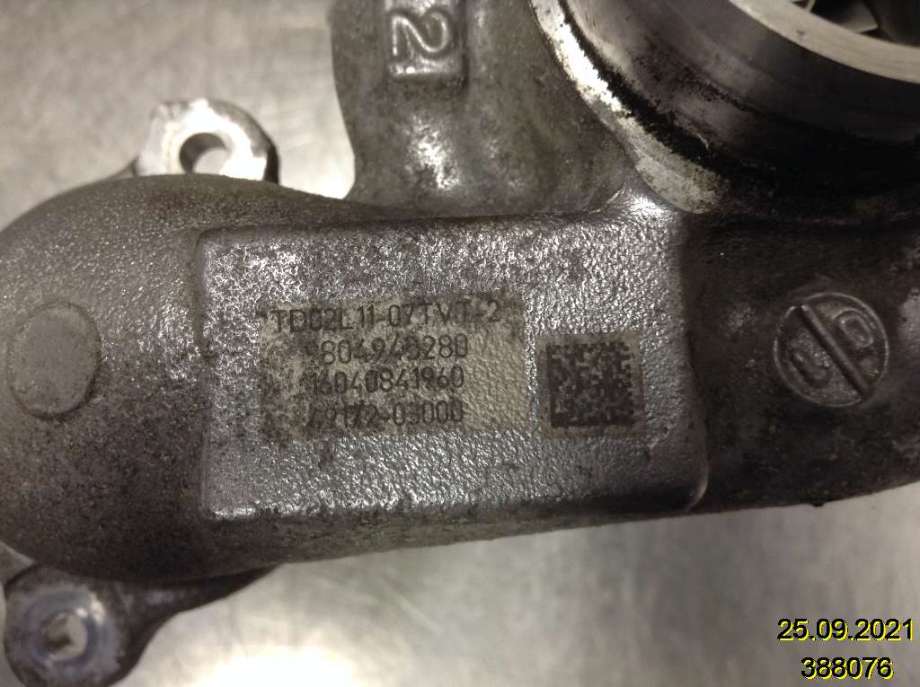 Turbo til Peugeot Partner 2015-2019 (Type II, Fase 2)  (PEUGEOT|9804945280|49172-03000|)