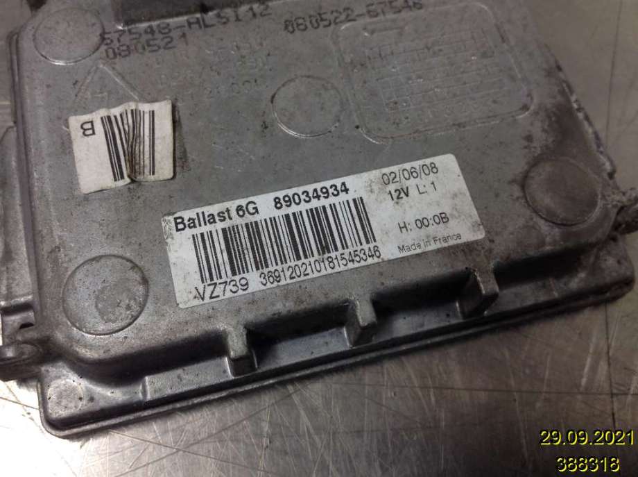 Styreenhet xenon/ballast til Citroën C5 2008-2017 (Type II) (CITROEN|6224 L8|89034934|)