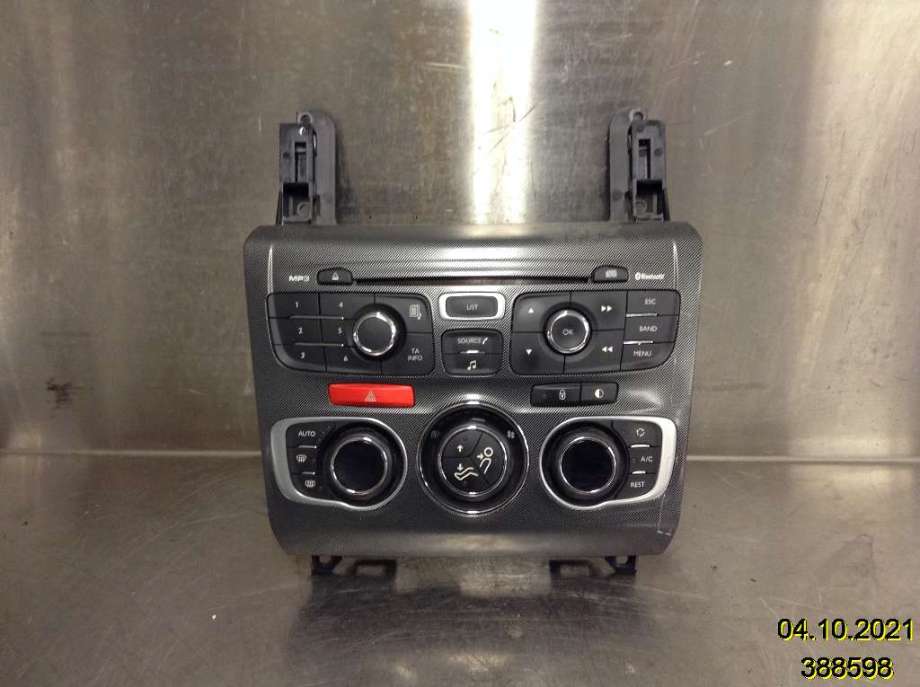 Varmeapparat betjening til Citroën C4, 2011-2017 (Type II)  (CITROEN|9666027477)