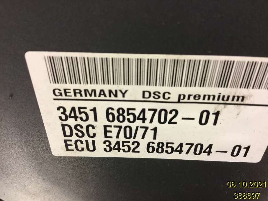 ABS sentral til BMW X5 2007-2013 (E70) (E70) (BMW|34 51 6 780 126-07|0 265 250 396|34 51 6 854 702-01)
