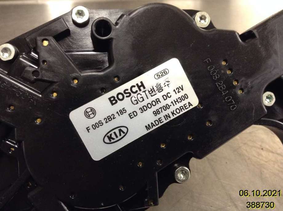 Viskermotor bakrute til Hyundai Ix35 2010-2015 (HYUNDAI|98700-1H300|F 00S 2B2 185|)