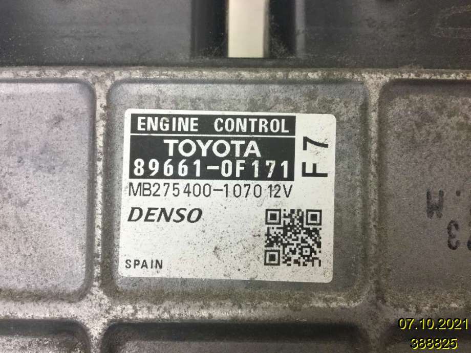 Styreenhet motor til Toyota Verso 2009-2016 (Type III)  (TOYOTA|89661-0F171|MB275400-1070|)