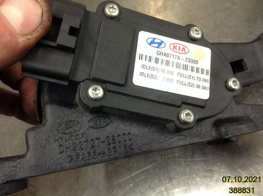 Pedal gass til Hyundai Ix35 2010-2015  (HYUNDAI|GHA0717A-2S000||DH32727-2S000)