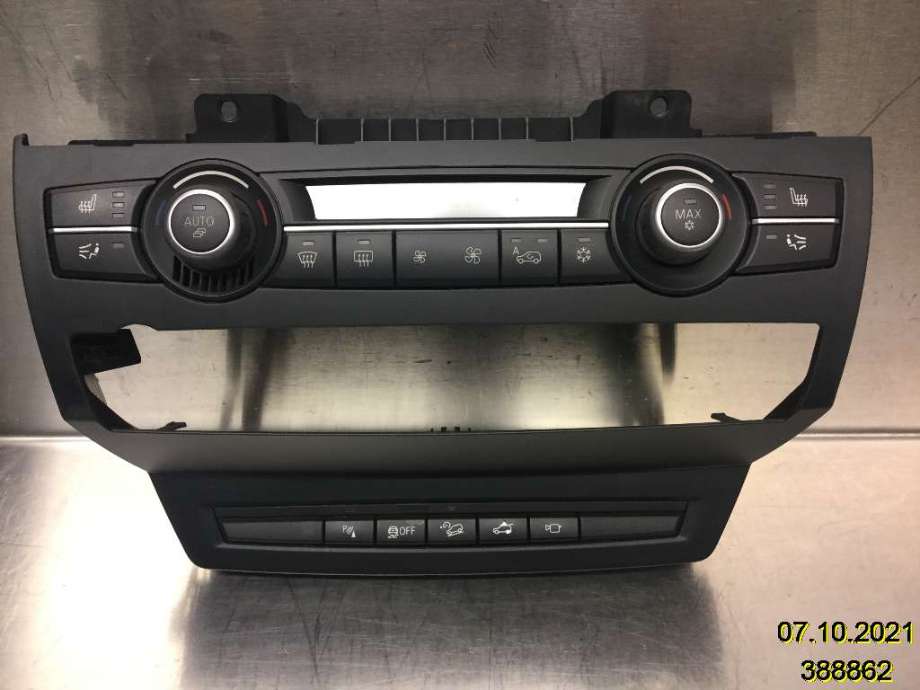 Varmeapparat betjening til BMW X5, 2007-2013 (E70) (E70) (BMW|64 11 9 310 449)
