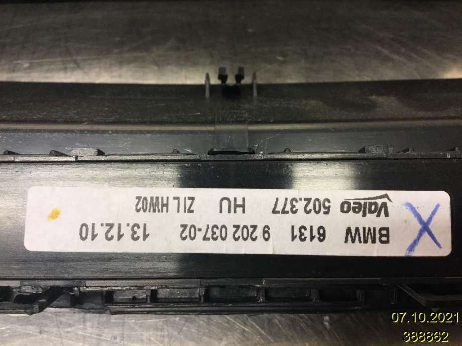 Varmeapparat betjening til BMW X5 2007-2013 (E70) (E70) (BMW|64 11 9 310 449|90025-242/0020|9 279 654-01/AC)