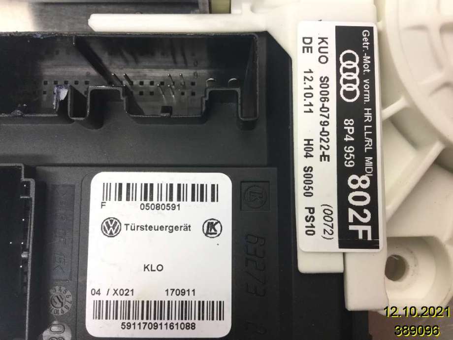 Ruteheis høyre bak til Audi A3 2009-2012 (Type II, Fase 2) (AUDI|8P4 959 802 F|S006-079-022-E|)