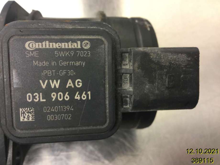 Luftmengde/luftmassemåler til Audi A3 2009-2012 (Type II, Fase 2) (AUDI|03L 906 461|5WK9 7023|)