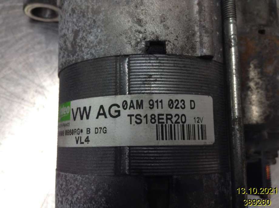 Starter diesel til VW Touran 2007-2010 (Type I, Fase 2) (VOLKSWAGEN|0AM 911 023 D|TS18ER20|)