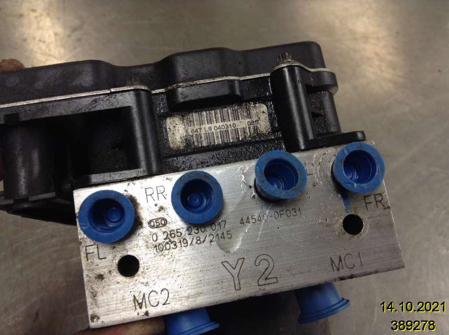 ABS sentral til Toyota Verso 2009-2016 (Type III)  (TOYOTA|44540-0F031|0 265 230 017|)