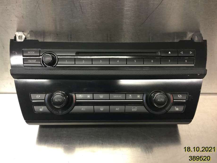 Varmeapparat betjening til BMW 5-Serie 2010-2017 (F10/F11) (F10/F11) (BMW|61 31 9 328 427|90025-643/0006|9299021-01)