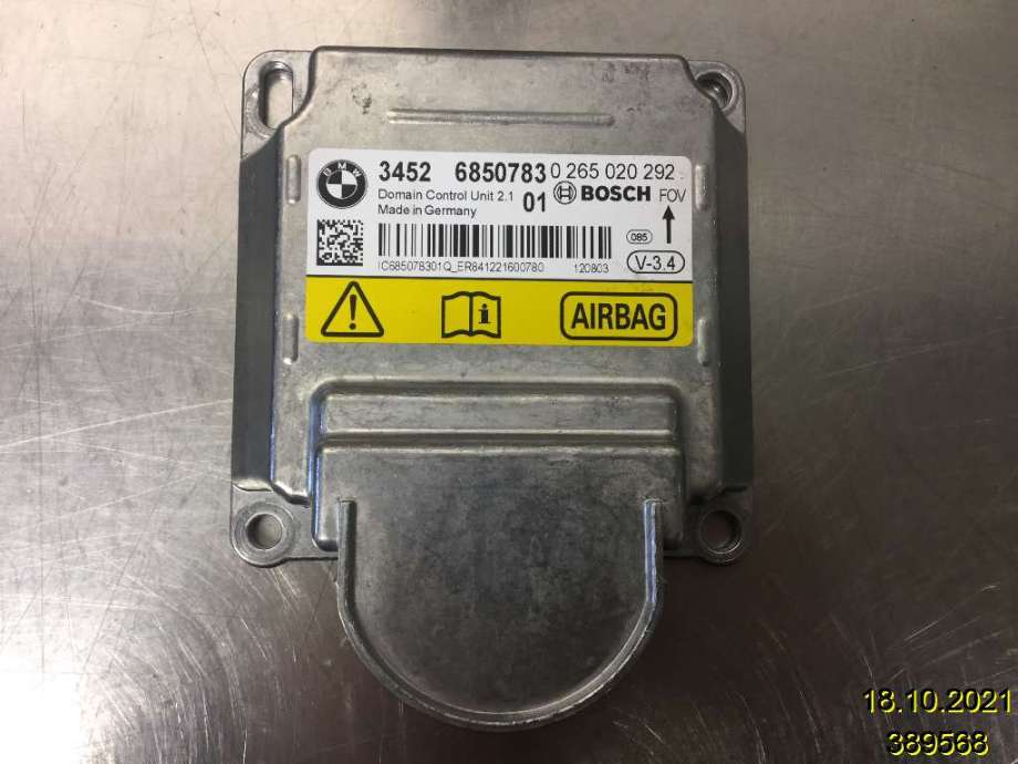 Airbag elektronikk til BMW 5-Serie, 2010-2017 (F10/F11) (F10/F11) (BMW|3452 6850783)