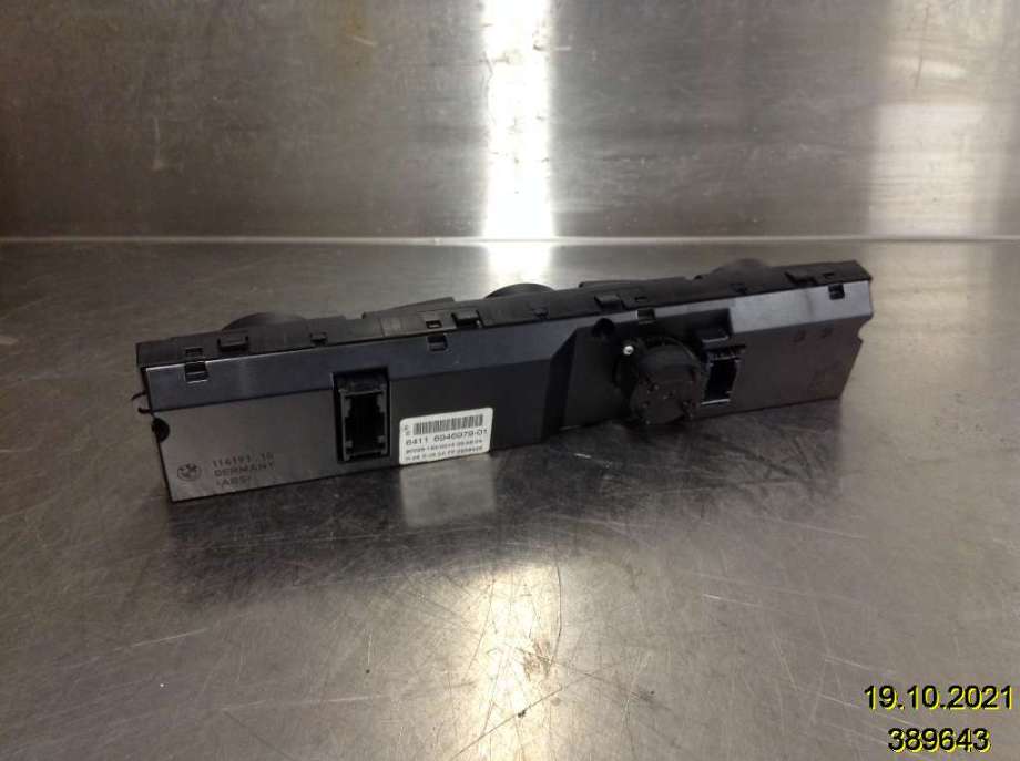 Varmeapparat betjening til BMW 5-Serie 2003-2010 (E60/E61) (E60/E61) (BMW|64 11 6 946 979-01|)