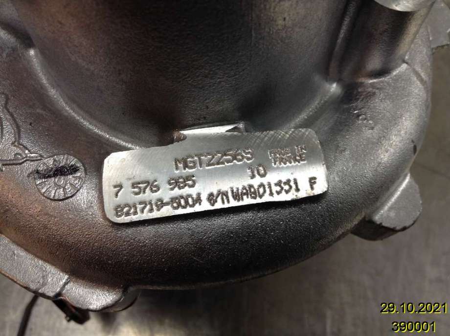 Turbo til BMW 5-Serie 2010-2017 (F10/F11) (F10/F11) (BMW|7 576 985|MGT2256S|821719-5004)