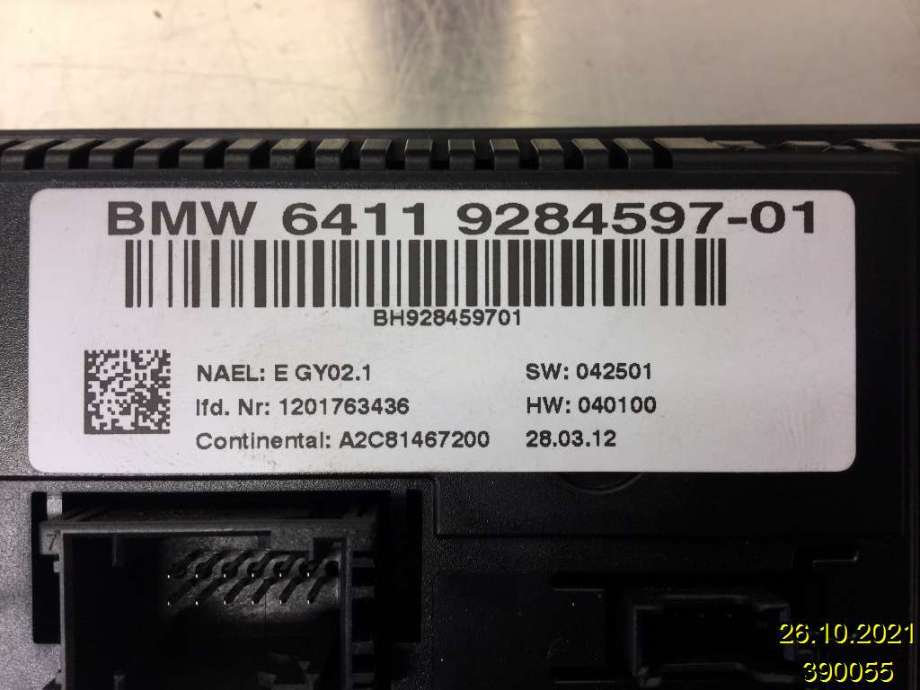 Varmeapparat betjening til BMW X3 2010-2017 (F25) (F25) (BMW|64 11 9 312 722|A2C81467200|6411 9284597-01)