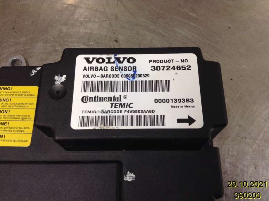 Airbag elektronikk til Volvo V50 2004-2007 (Fase 1) (VOLVO|30724652|)