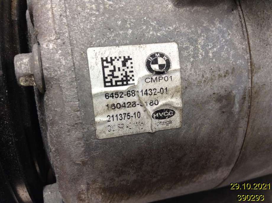 Aircondition kompressor til BMW 2-Serie 2014-2021 (F22/F23) (F22/F23) (BMW|64 52 6 811 432-01|160428-3180|)