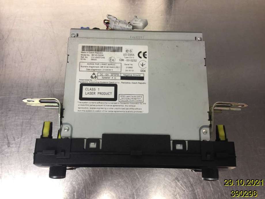 Bilstereo til Toyota Auris 2013-2015 (Type II, Fase 1)  (TOYOTA||10R-03 0232|86140-02030)