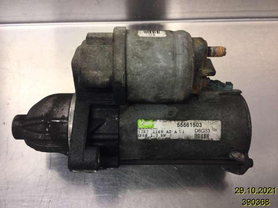 Starter diesel til Opel Combo C 2002-2011 (OPEL|55561503|D6G33|12K7 1169 AZ A1)