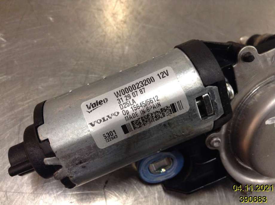 Viskermotor bakrute til Volvo XC70 2008-2013 (Type II, Fase 1) (VOLVO|31290787|W000023200|)
