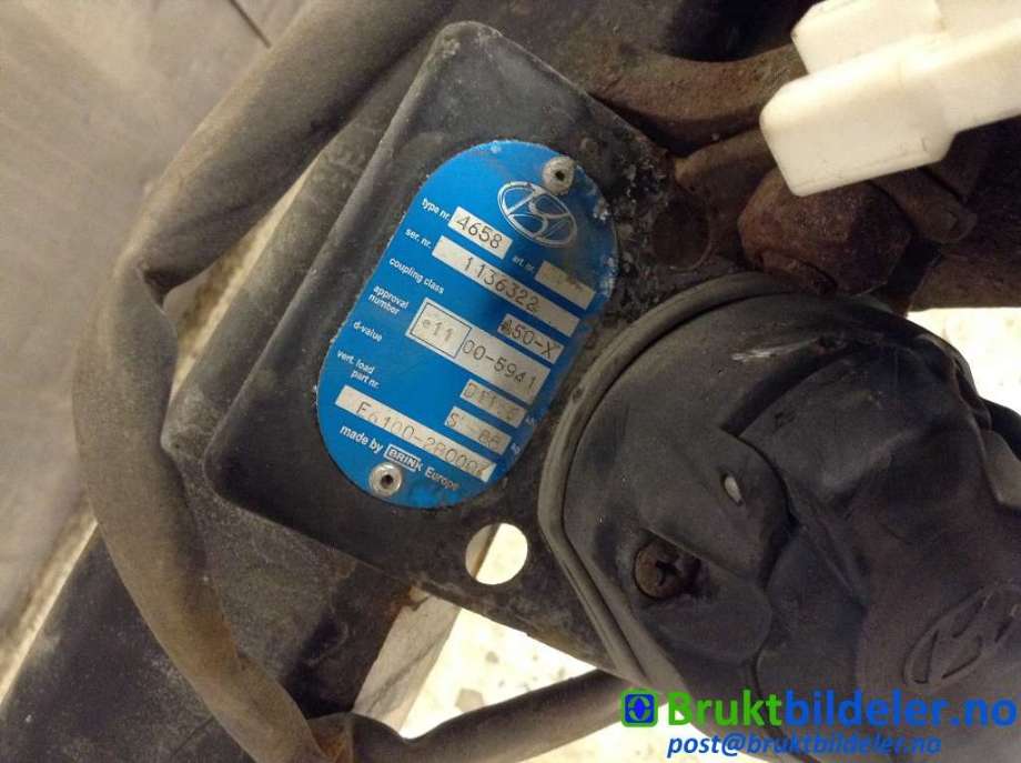 Hengerfeste til Hyundai Santa Fe 2006-2009 (Type II, Fase 1)  (HYUNDAI|E6100-2B000|1136322|)
